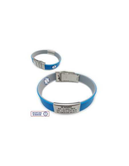 Pulsera Medical ROJO NEGRO