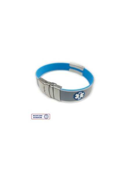 Pulsera Medical ROJO NEGRO