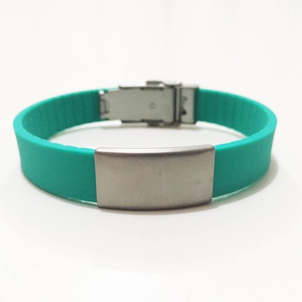 Pulsera Silicon Slim ID AZUL Pulsera Silicon Slim ID AZUL