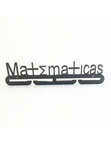 Medallero MATEMATICAS  Acrílico