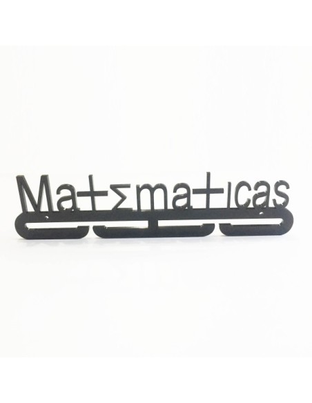 Medallero MATEMATICAS  Acrílico