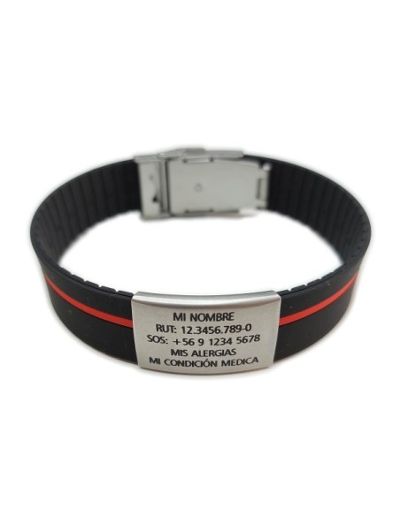 Pulsera ID Negra
