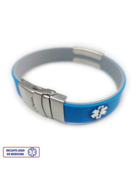 Pulsera Medical ROJO NEGRO