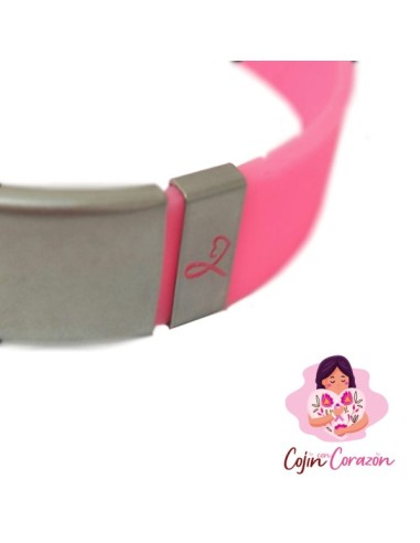 MINI PLACA PARA PULSERA SILICON ID